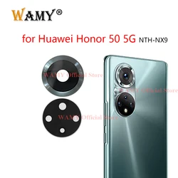 WAMY Rear Back Camera Glass Lens Replacement for Huawei Honor 50 5G NTH-NX9 With Sticke