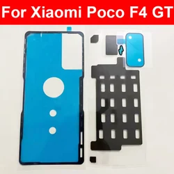 For Xiaomi Pocophone POCO F4 GT F4GT Back Battery Cover Adhesive Glue Tape with Camera Lens Sticker Repaclement Parts