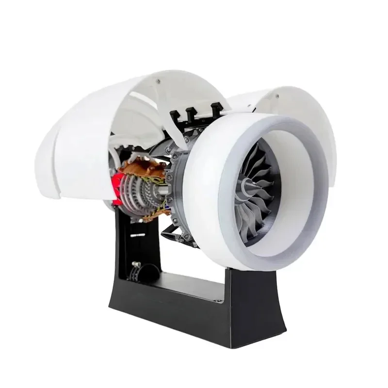 TR900 Aircraft Turbofan Engine Model PLA+3D Printing Aviation Engine Model Scientific Laboratory Teaching Aids