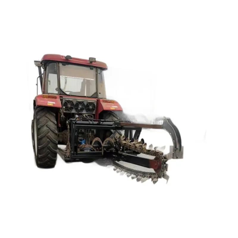 

Chain trencher Farmland irrigation pipeline Buried deep trench Electromechanical cable trencher Broken tree root Chain