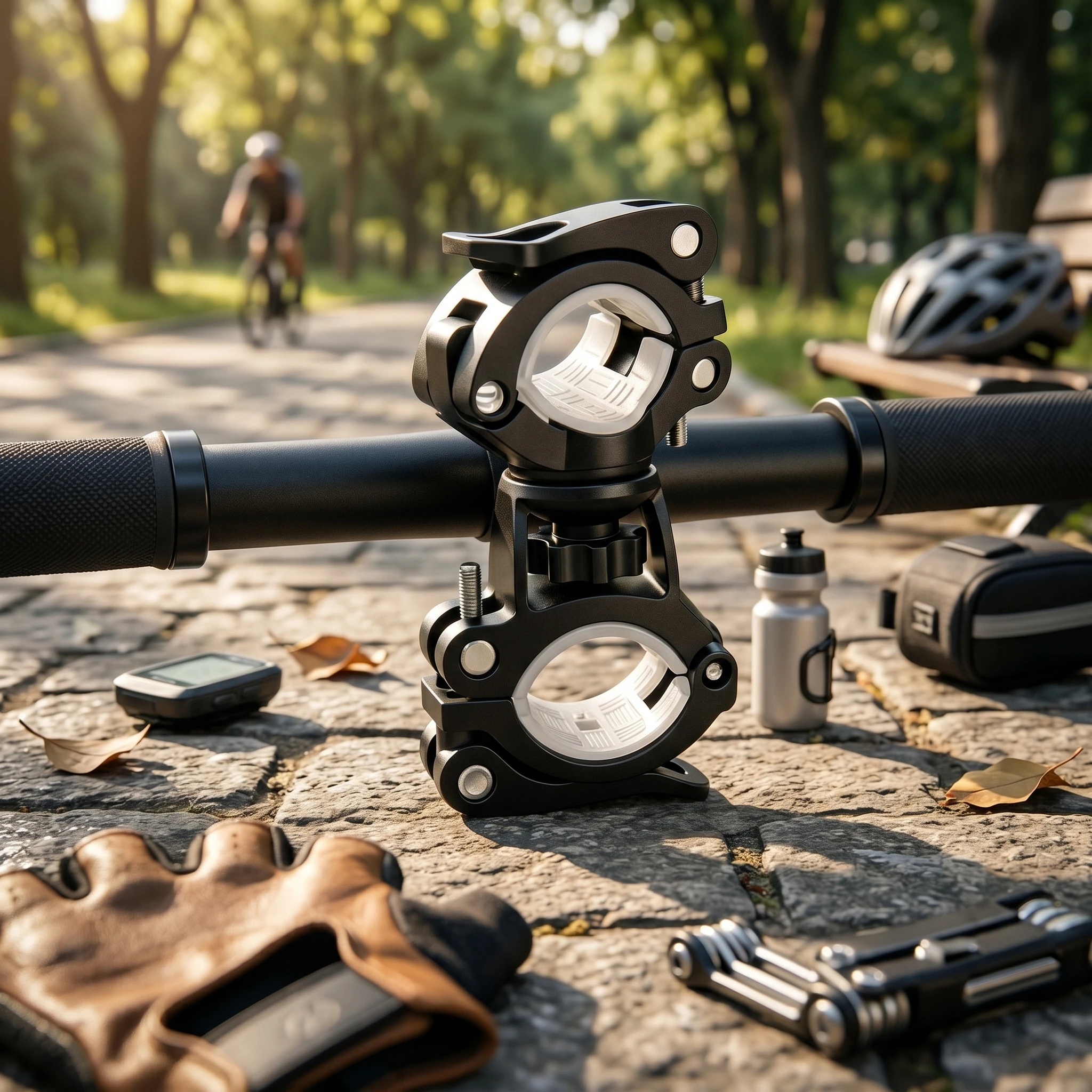 

Cycle Light Mount Ball-Joint Universal Flashlight Holder Handlebar Flashlight Clip Multi-Angle Adjustable Transport Gear