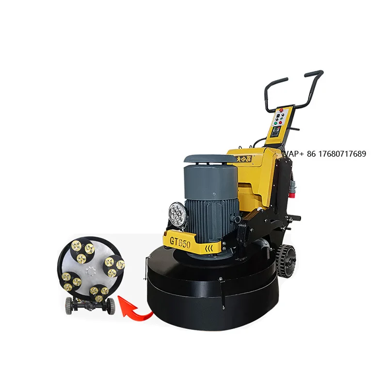 

27-дюймовый автоматический планетарный полировальный станок для бетона, мрамора, гранита, терраццо, шлифовальный станок и шлифовальный станок для пола