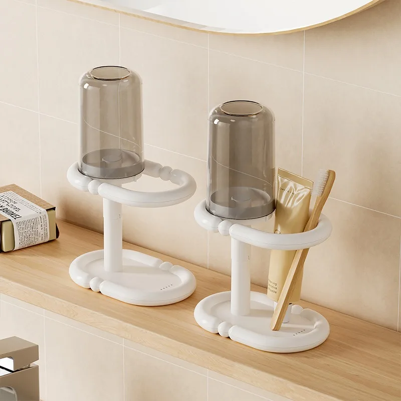 Residential Students Dust-proof Toothbrush Toothset Tooth Cylinder Storage Shelf Student Dormitory Mouthwash Cup Toiletries Set