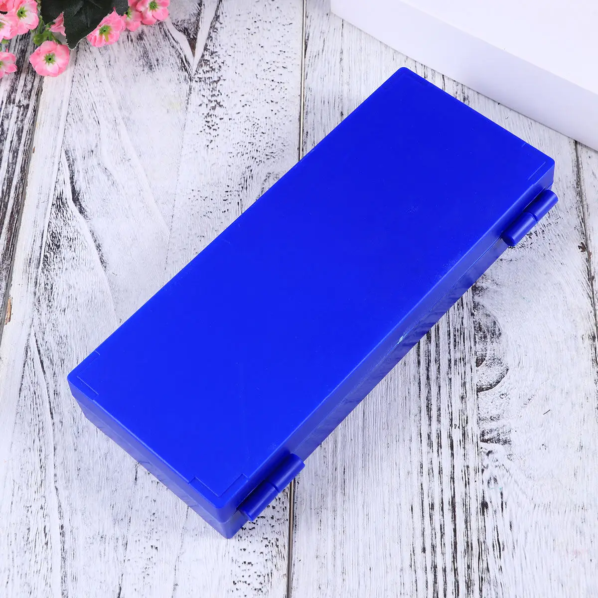 

Bio Slice Box Microscope Slide Storage Container with Numbered Slots Plastic Material High Heat Tolerance Lab Equipment