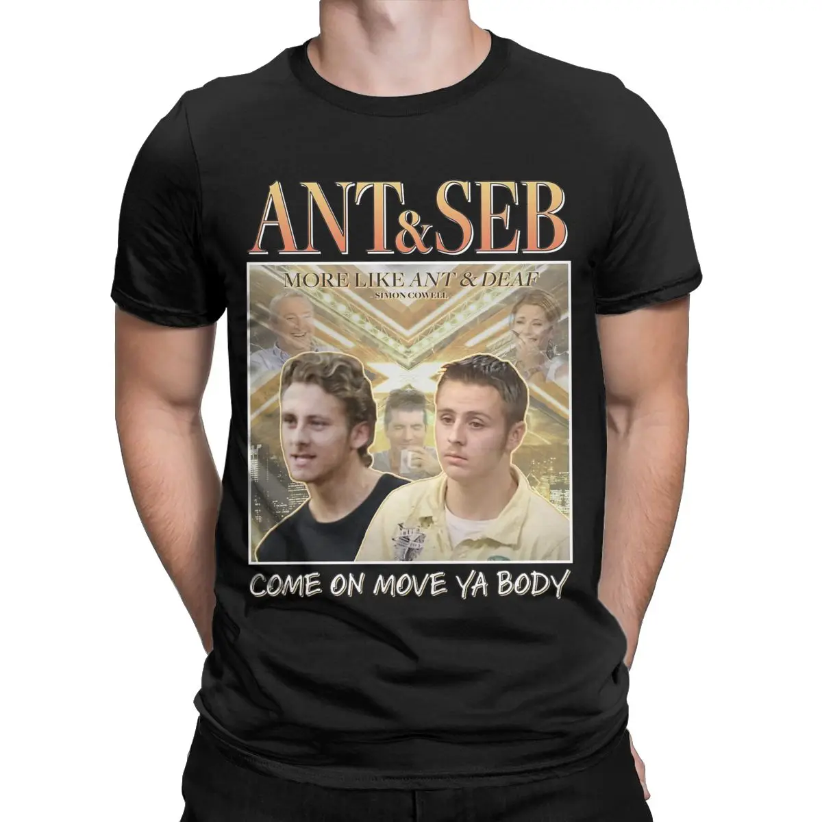 Ant And Seb Mysterious Girl X Factor Audition T Shirts Men's 100% Cotton Casual T-Shirt Round Collar Tees Short Sleeve Clothing