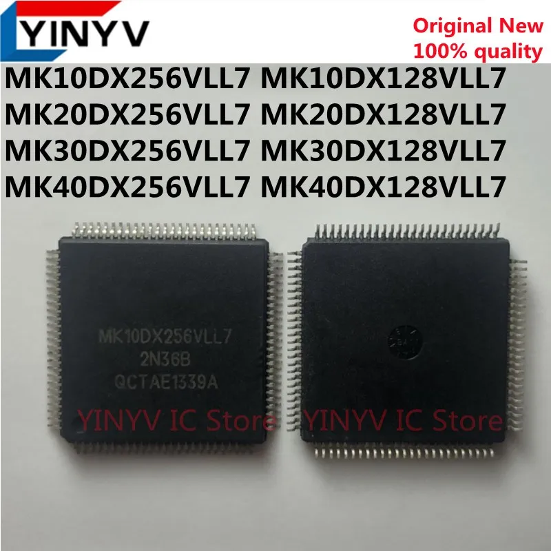 2Pcs MK10DX256VLL7 MK10DX128VLL7 MK20DX256VLL7 MK20DX128VLL7 MK30DX256VLL7 MK30DX128VLL7 MK40DX256VLL7 MK40DX128VLL7 LQFP100 new