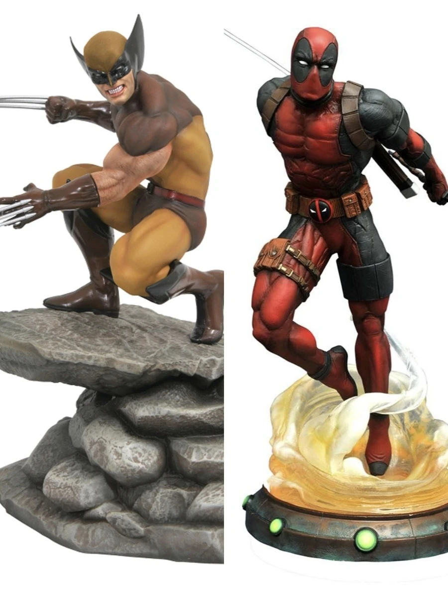 New In Stock Dst Marvel Art Museum Series Squatting Wolverine Death Attendant 9-Inch Small Statue Ornaments Gift