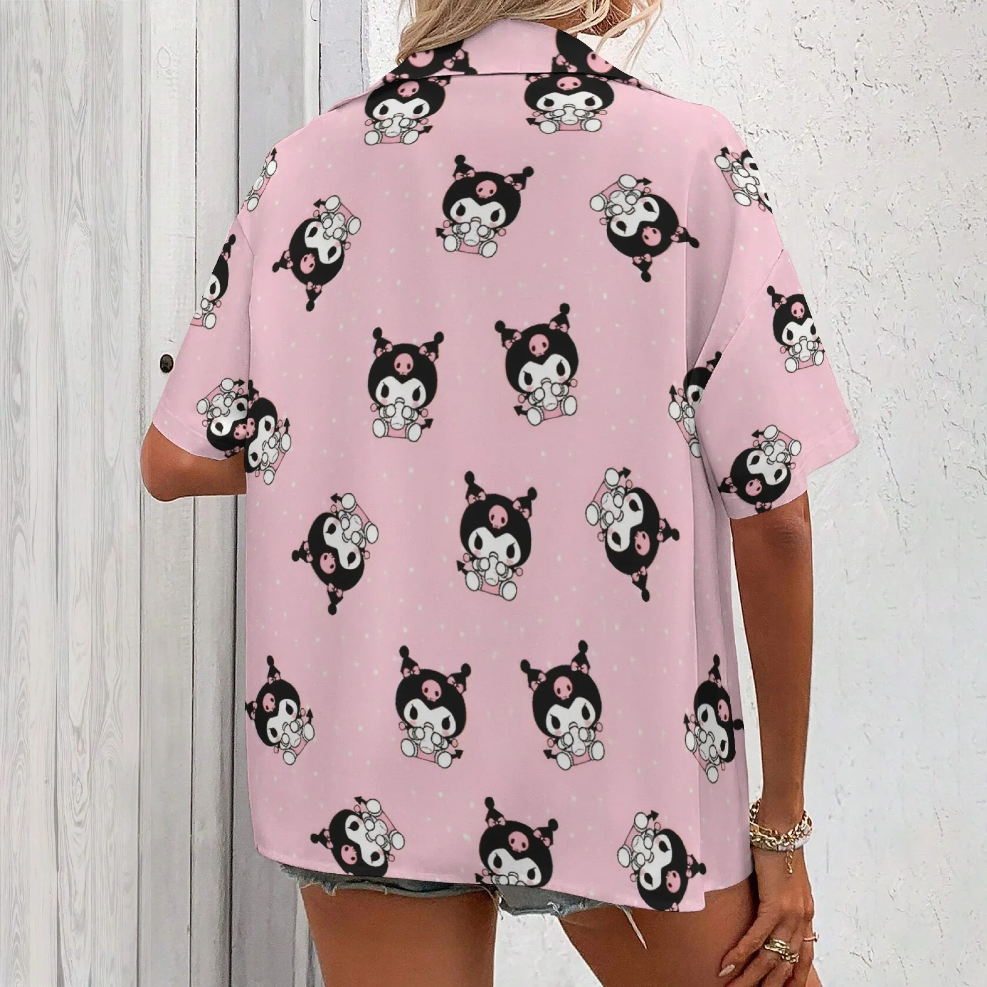 Kuromi Shirt Frau Günstiges Kuromi Shirt Langarm Unisex Y2k Kleidung T-Shirts für Frauen Koreanische Bewertungen Viele Mädchen Kleidung Top N