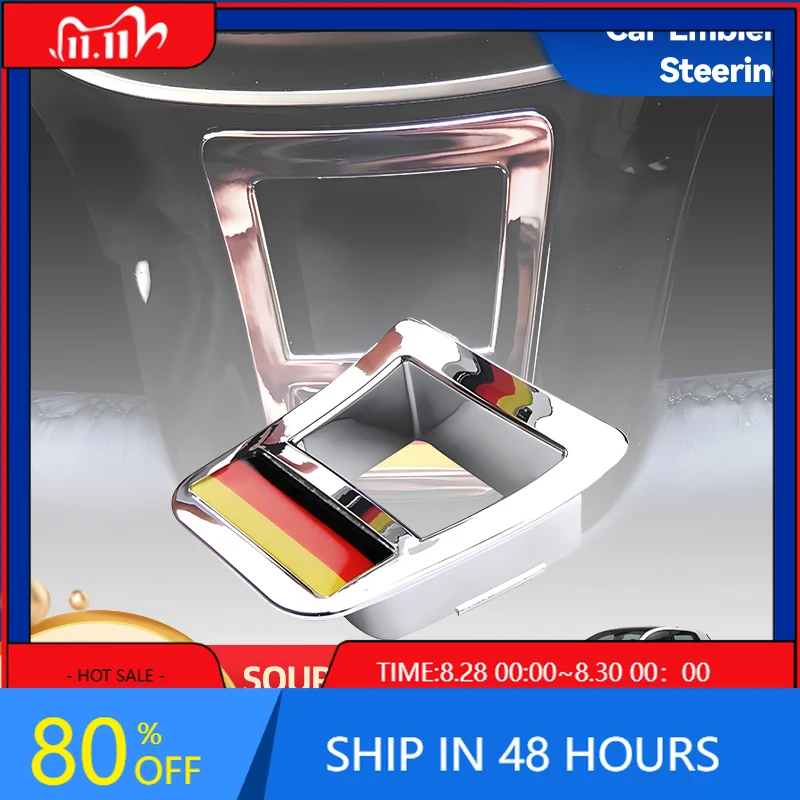 

VW GTI GOLF 2026 New Emblems Car Trash Car Emblem Steering Wheel Cover Sticker For Volkswagen VW Golf Polo Passat CC Tiguan Rlin