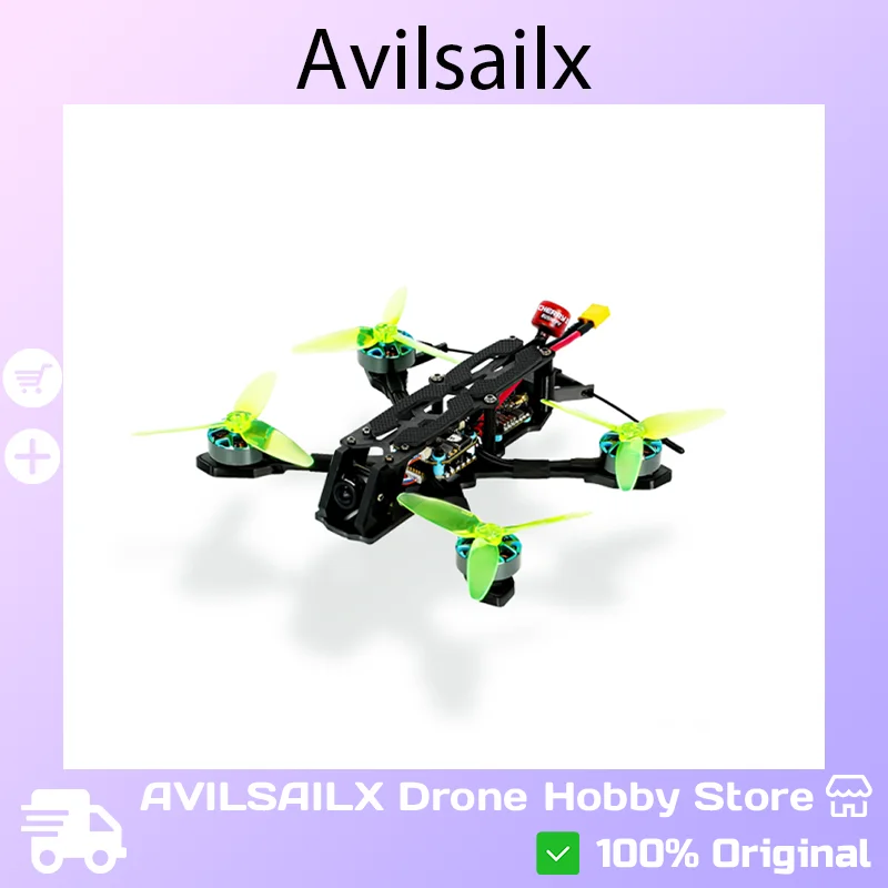 Avilsailx 3-Inch FPV Racing Drone - Compact Exquisite Design, Ideal for Freestyle Flight & Professional Aerial Photography