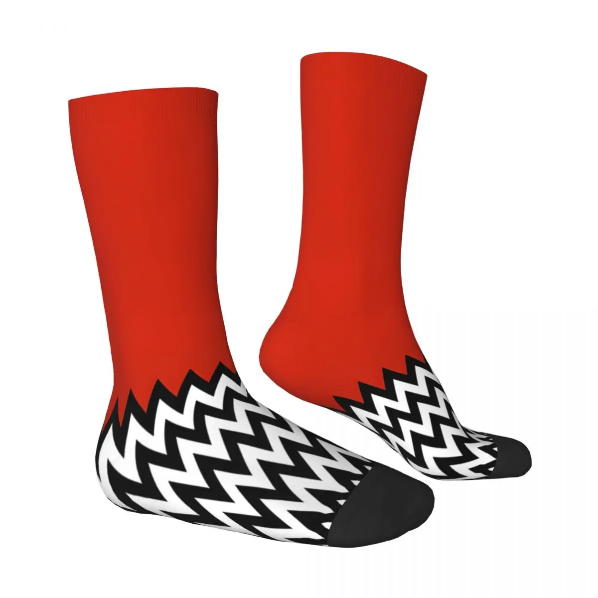 Black Lodge (Twin Peaks) Inspired Graphic Socks Abstract Socks Male Mens Women Autumn Stockings Printed