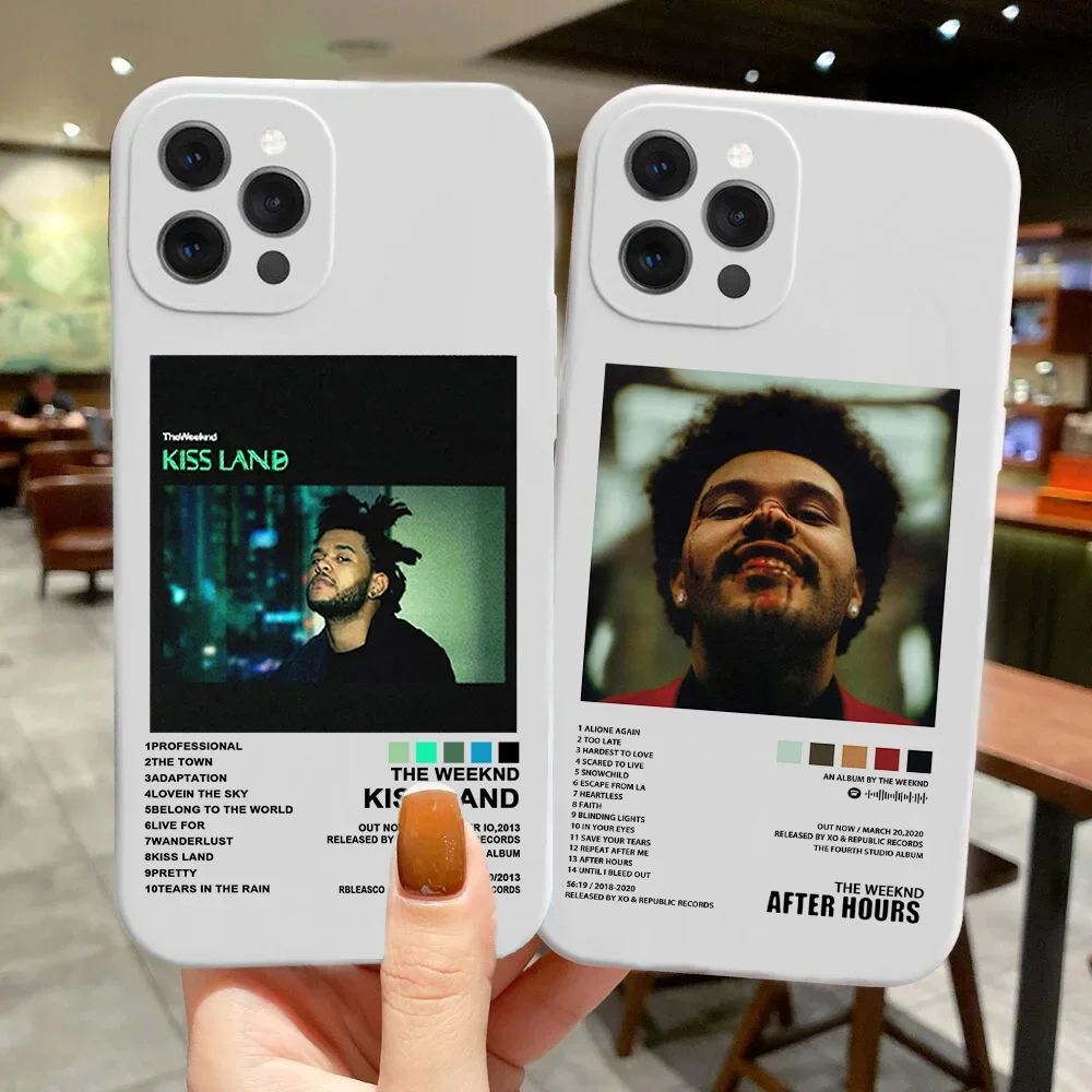 

Super Star The Weeknd Poster Phone Case for iPhone 15 13 12 11 14 Pro Max Mini Funda For Apple Phone XR X Xs Max 8 14 Plus Cover