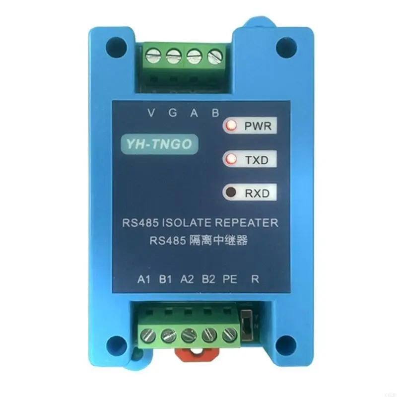 

Two Way RS485 Hub Repeaters Distribution Converters Industrial Serial Port Photoelectric Isolation