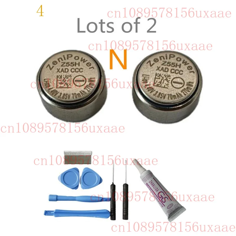 

2pcs ZeniPower Z55H 3.85V Battery & tools for Sony WF-1000XM4 Bluetooth Earbuds XMSJ