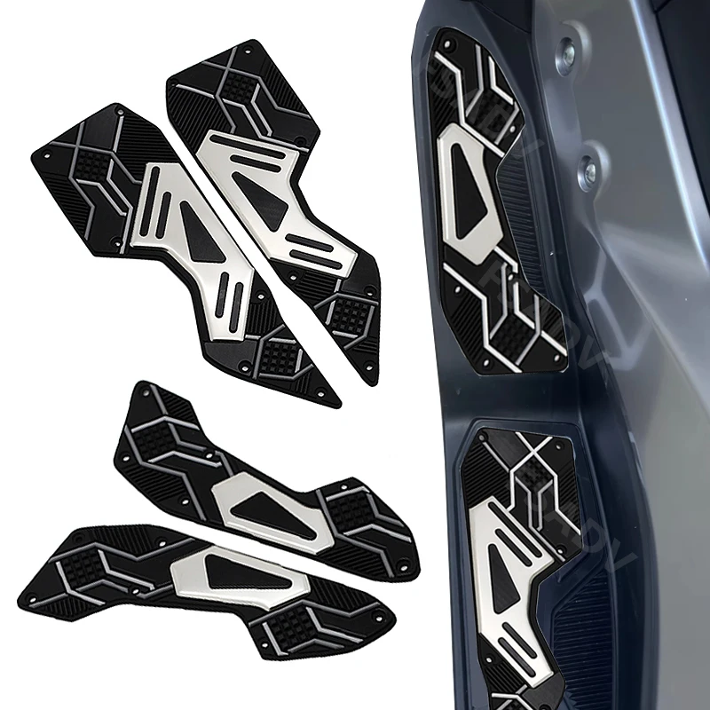 

2025 NMAX125 V3 Footrest Foot Pads Pedal Plate Pedals Rest Pads Cushion Board Pedals For YAMAHA NMAX155 V3 TURBO 2025