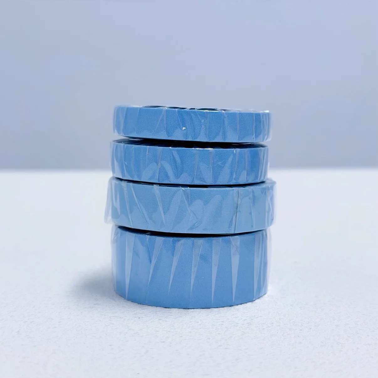 1 Roll 0.8/1.0/1.2/2.0 cm 3/12/36 Yards Super Hair Blue Tape Double-Sided Adhesive Tape for Hair Extension/Lace Wig/Toupee