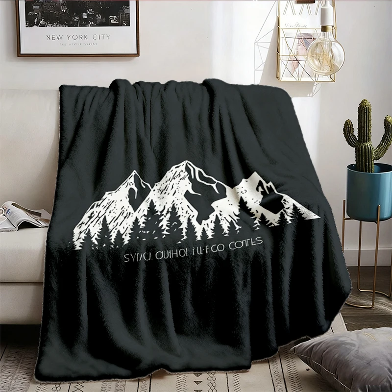 Not All Who Wander Are Lost Warm Blanket, Rock Collectors Soft Blanket, Rock Enthusiast Comfy Blanket, Hiking Flannel Bl