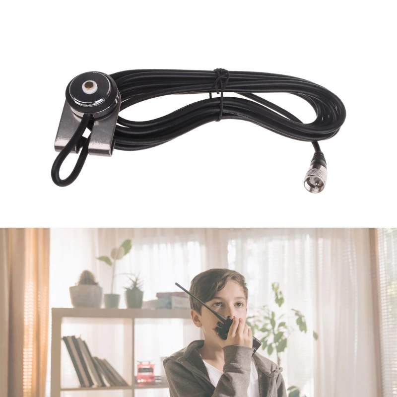 O extensor da antena do walkie talkie do rádio melhora a intensidade do sinal RG58 UHF PL259 K1KF