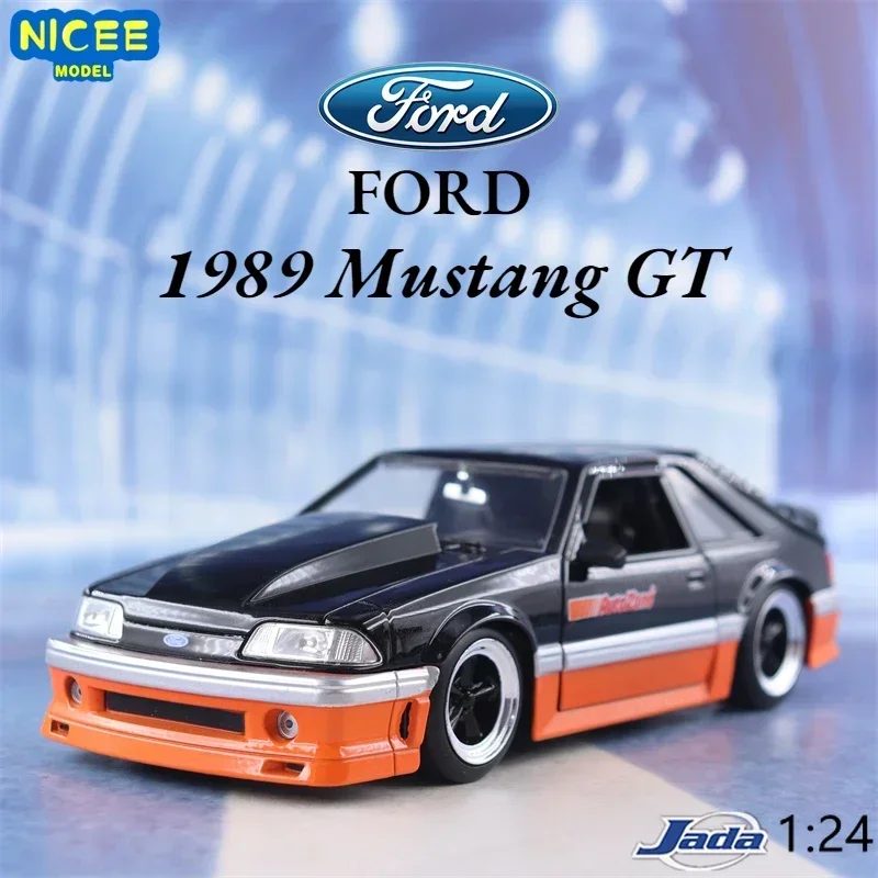 

1:24 1989 Ford Mustang GT High Simulation Diecast Car Metal Alloy Model Car decoration display collection gifts J337