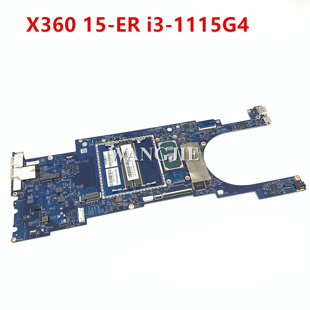

203035-2 For HP X360 15-ER0010CA 15-ER Laptop Motherboard M45123-601 UMA i3-1115G4 WIN 100% Working