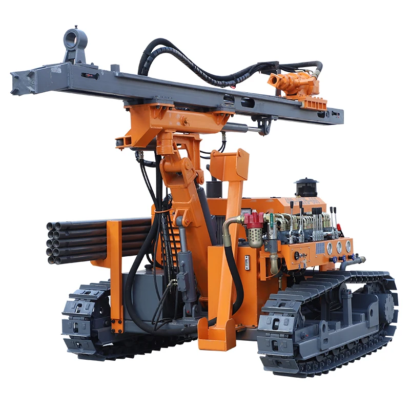 

Integrated down-the-hole drill rig pneumatic low-pressure rock drill crawler mountain down-the-hole drill vehicle