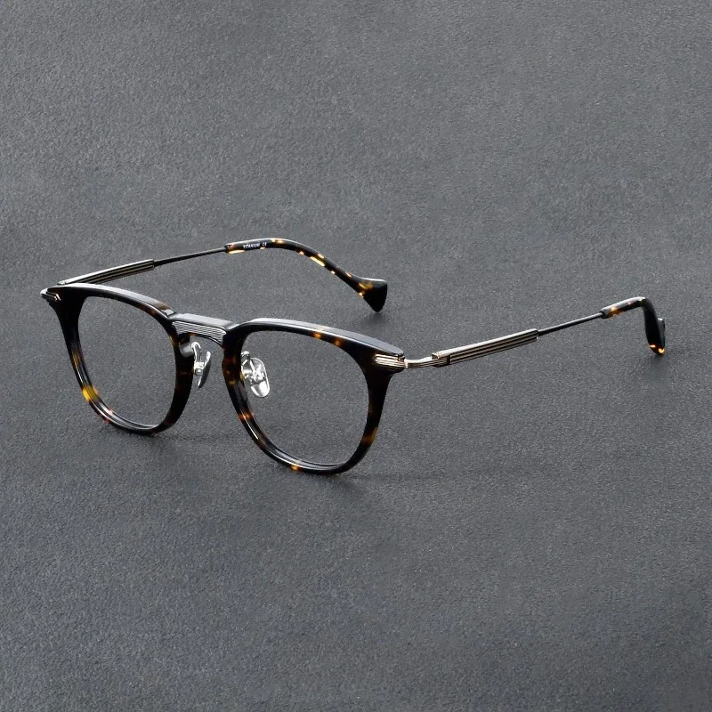 

2026 New Titanium Glasses Frames for Men Anti Blue Light Handmade Women OTW6021 Retro Japanese Designer Acetate Eyeglasses Gafas