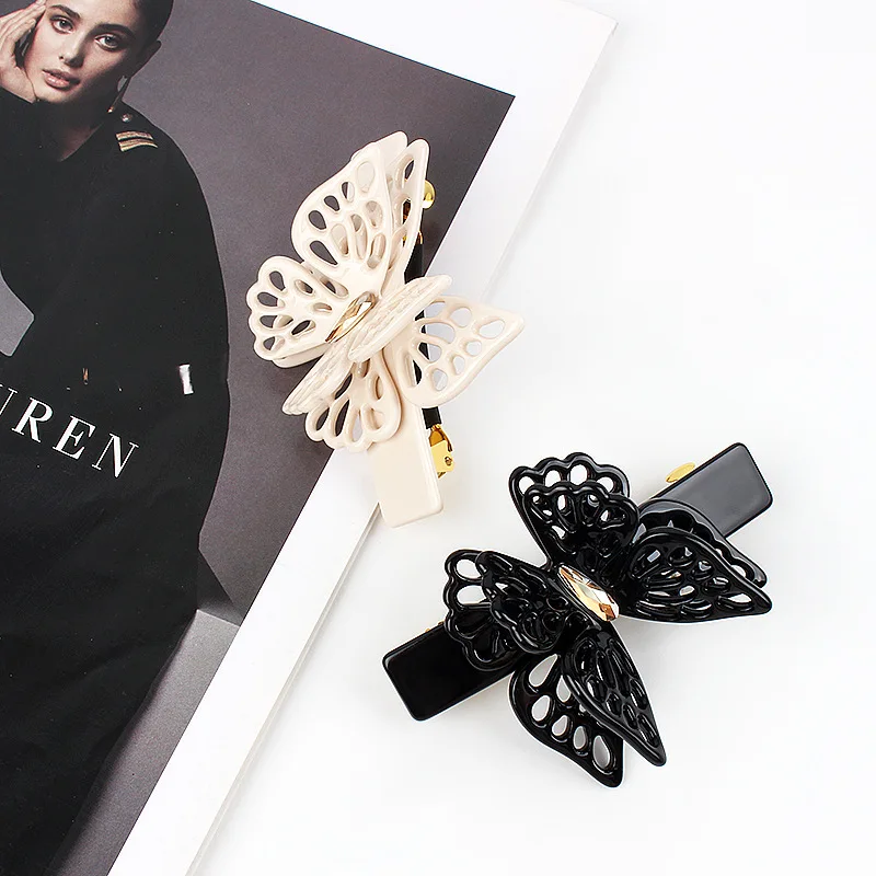 エレガントなパリのフレンチデザインのヘアクリップ、女性や女の子向けの手作りの蝶のヘアアクセサリー、装飾品、ジュエリー、ブライダル用