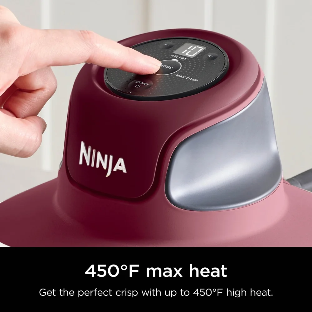 Портативная система приготовления пищи в аэрофритюрнице 3-в-1, 1500 Вт, 4QT, контейнеры из боросиликатного стекла, герметичные крышки, макс. четкое восстановление жарки на воздухе