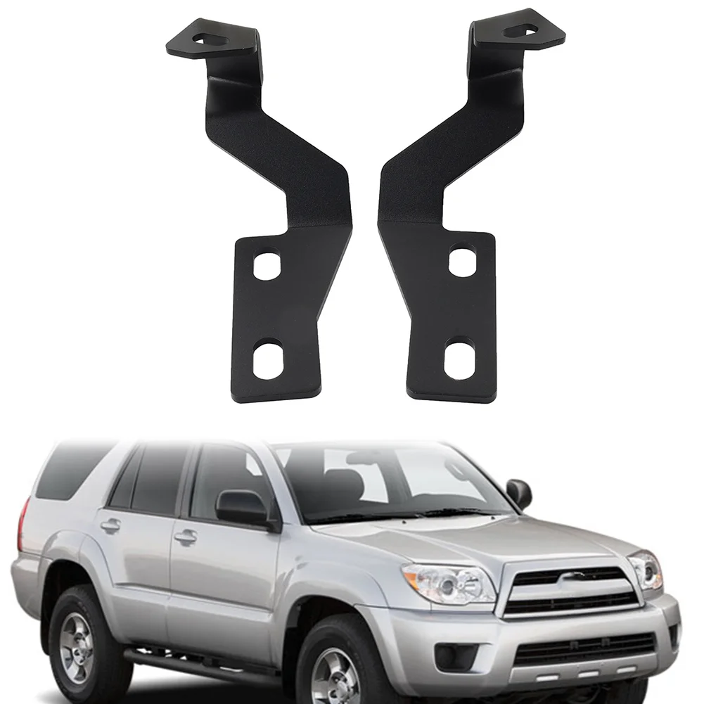 

2Pcs Car Side Hood Ditch Light Pod Mount Bracket Holder For Toyota 4Runner 03-09