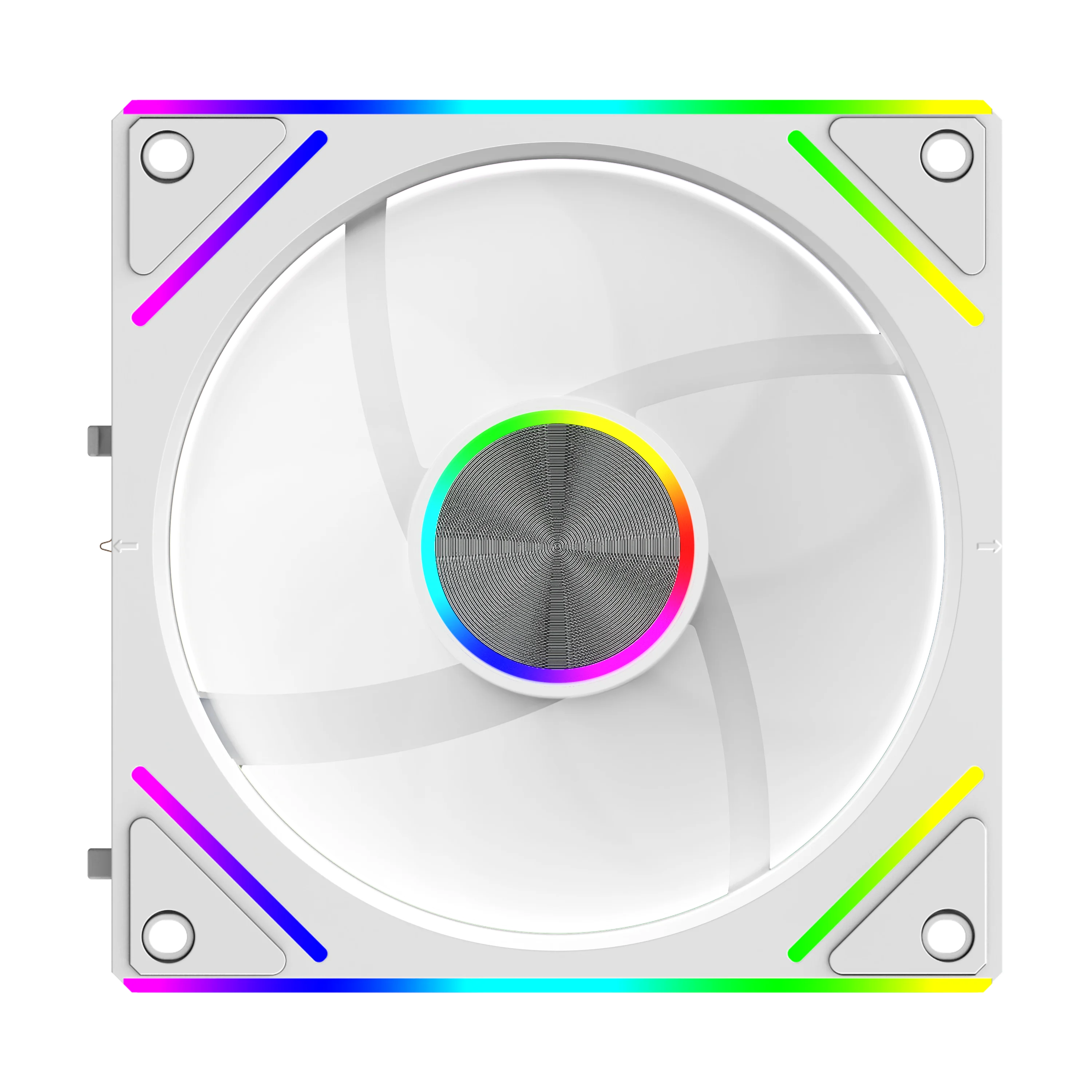 UPSIREN WF-3 120mm Caixa de emenda sem fio ventilador placa-mãe sincronização de luz 4PIN PWM Eixo central CD textura design 12CM