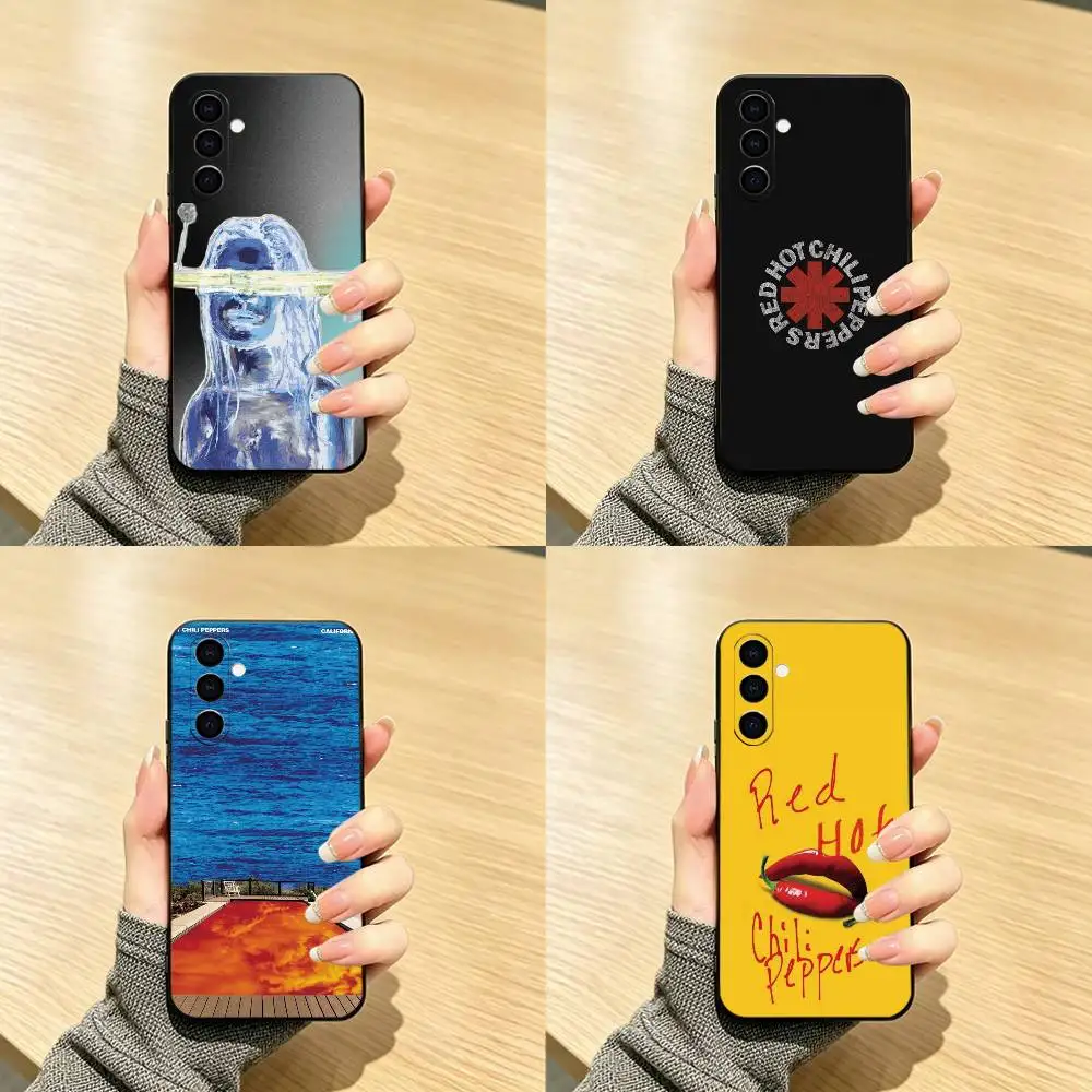 Red Hot Chili P-Peppers   Phone Case Black Silicone Soft For Samsung Galaxy A73,A72,A71,A70,A53,A52,A51