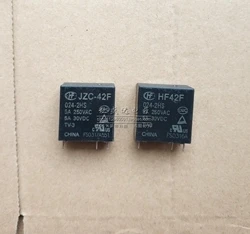 10PCS/LOT  relay HF42F 024-2HS HF42F-024-2HS JZC-42F 024-2HS JZC-42F-024-2HS 24VDC DC24VC 24V DIP6