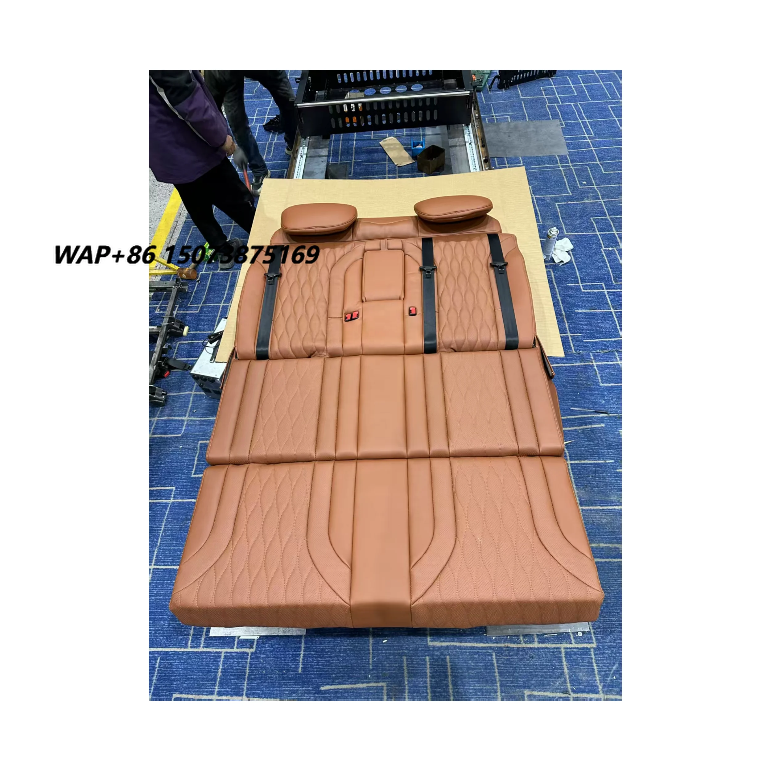 Factory Wholesale MPV Modified Car Seats Three Fold Car Seat for Benz V Class Vito Metris Sprinter  Alphard Vellfire Hiace
