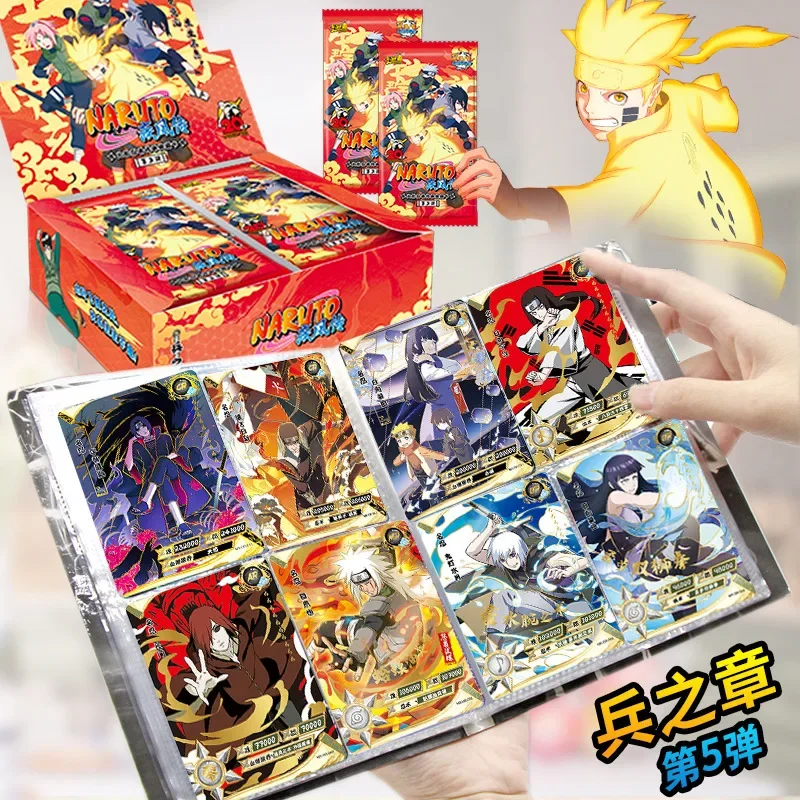 Casuale Naruto Anime Card Array One Pack capitolo Rare BP MR Cards collezione di personaggi cardato giocattolo per bambini regalo