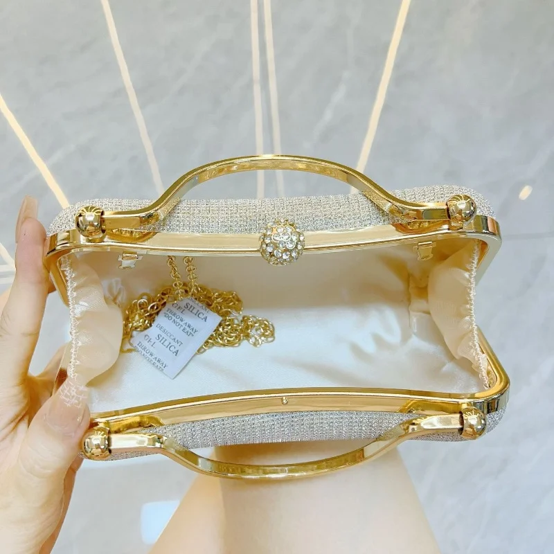 Новые женские сумки Сверкающая сумка Сумки для банкета Сумка для платья Свадебная сумка Сумка для вечеринки Маленькая квадратная сумка Женская сумка Сумка для подмышек