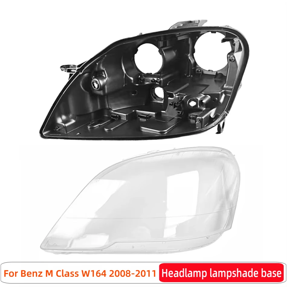 For Mercedes Benz M Class W164 2008 2009 2010 2011 Articles Cars Base Head Lamp Shell Rear Shell Front Headlight Lens Cover