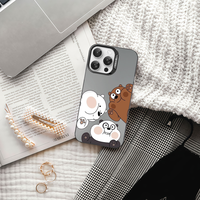 W-WE B-BARES B-BEARS Phone Case Phone Case For IPhone 16 15 14 13 12 11 Pro Max Grey Matte Laser Metallic Aurora Funda
