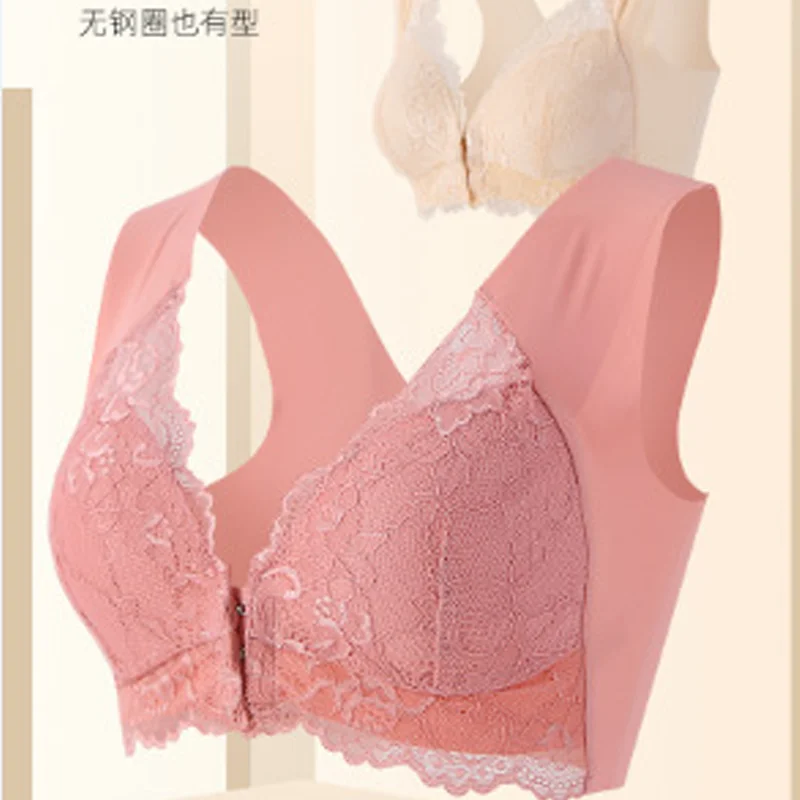 1 pz moda seta del ghiaccio senza soluzione di continuità reggiseno di pizzo sexy supporto superiore biancheria intima senza anello in acciaio confortevole reggiseno per dormire di grandi dimensioni gilet bralette