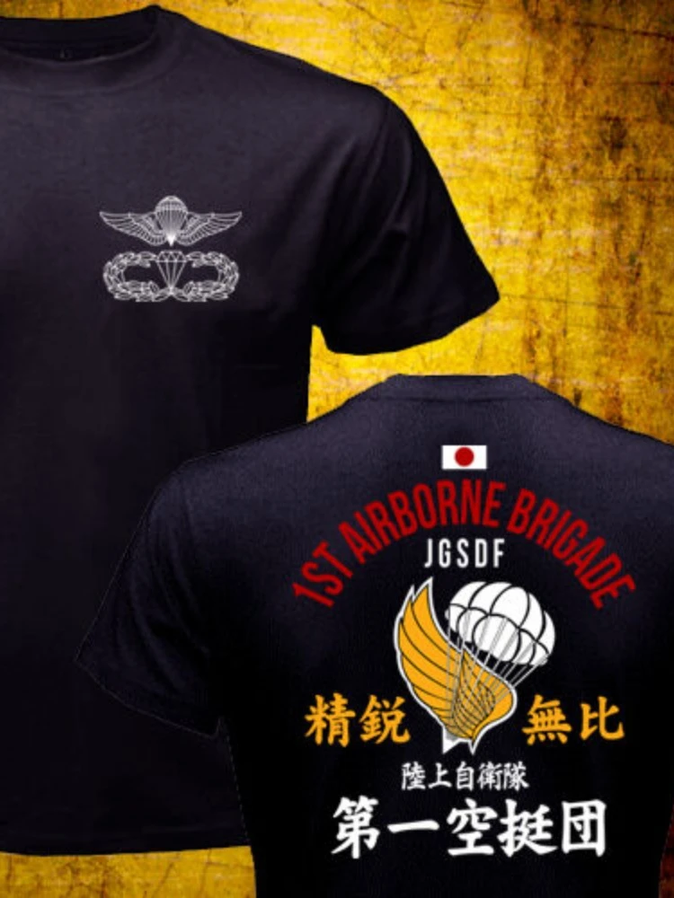 Japan Army JGSDF Special Operations Group Defense Force 1st Airborne T-shirt Short Sleeve Casual Cotton T Shirt