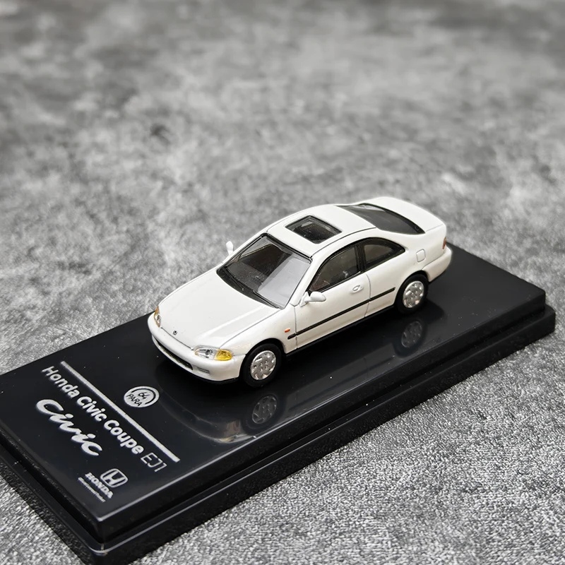 

PARA 1:64 Civic Coupe EJ1 1995, легкосплавный автомобиль, литье под давлением и игрушечный транспорт, модель автомобиля, миниатюрная масштабная модель автомобиля, игрушки для детей