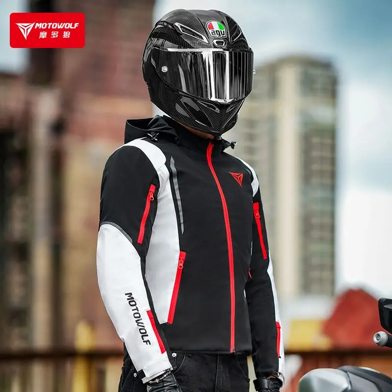

Мотокуртка Motowolf: дышащий, теплый и ударопрочный мотокостюм для езды на мотоцикле, осенне-зимняя куртка для мужчин-мотоциклистов