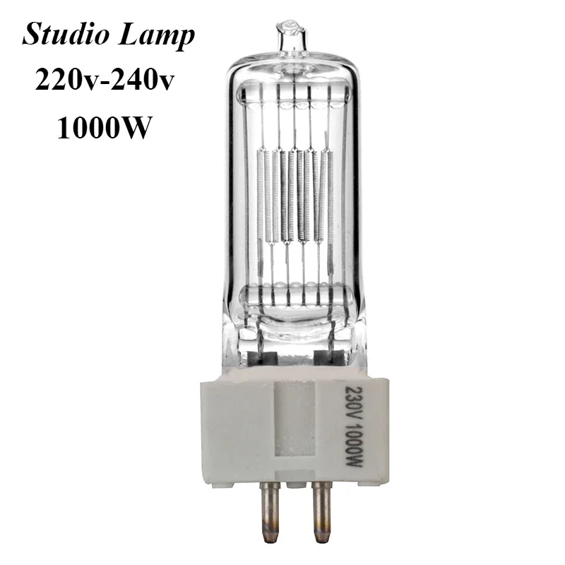 

Studio Lamp 230V1000W Stage Light Bulb CP70 GX9.5 Lamp Base T/19 Stage Lighting Disco Light