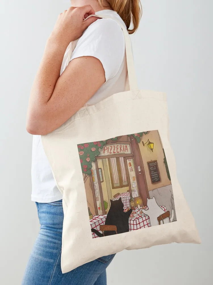 

Stanis at the Pizzeria Tote Bag Shopper handbag Women bags Big bag women tote bag women