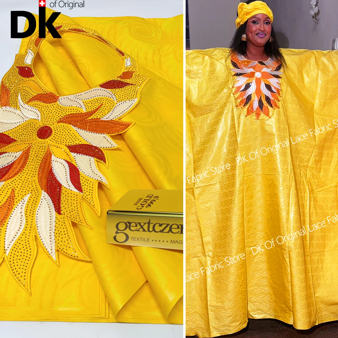 

2025 Высококачественная оригинальная жаккардовая ткань Bazin Rich с воротником, 100% хлопок, африканский женский или мужской материал для шитья раковины Dashiki