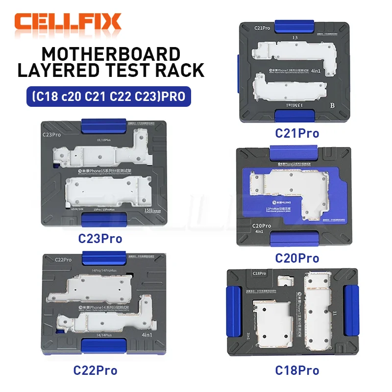 MiJing Motherboard Layered Test Stand C23 C22 C21 C20 C18 Pro for  11-15PM Mainboard Function Diagnostic Fixture iSocket sets