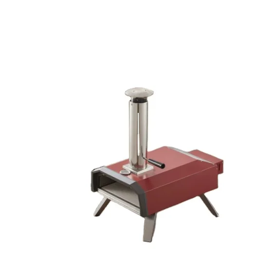 

Home Outdoor 13-inch Portable and Wood Burning Multi-Fuel Stainless Steel Pizza Oven