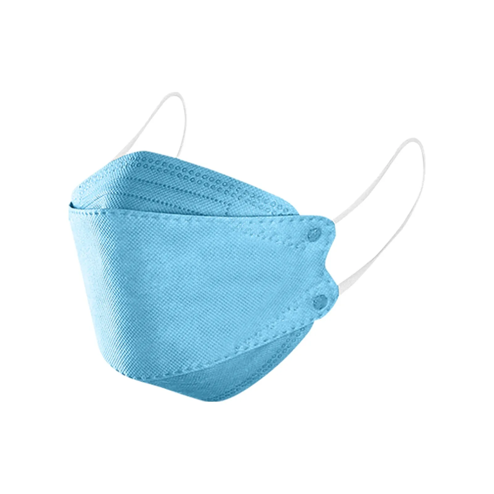 50PC Maschera per adulti all'aperto Prevenzione delle gocce e della foschia Maschera per il viso non tessuta per pesci Maschera protettiva per il viso antipolvere per esterni usa e getta