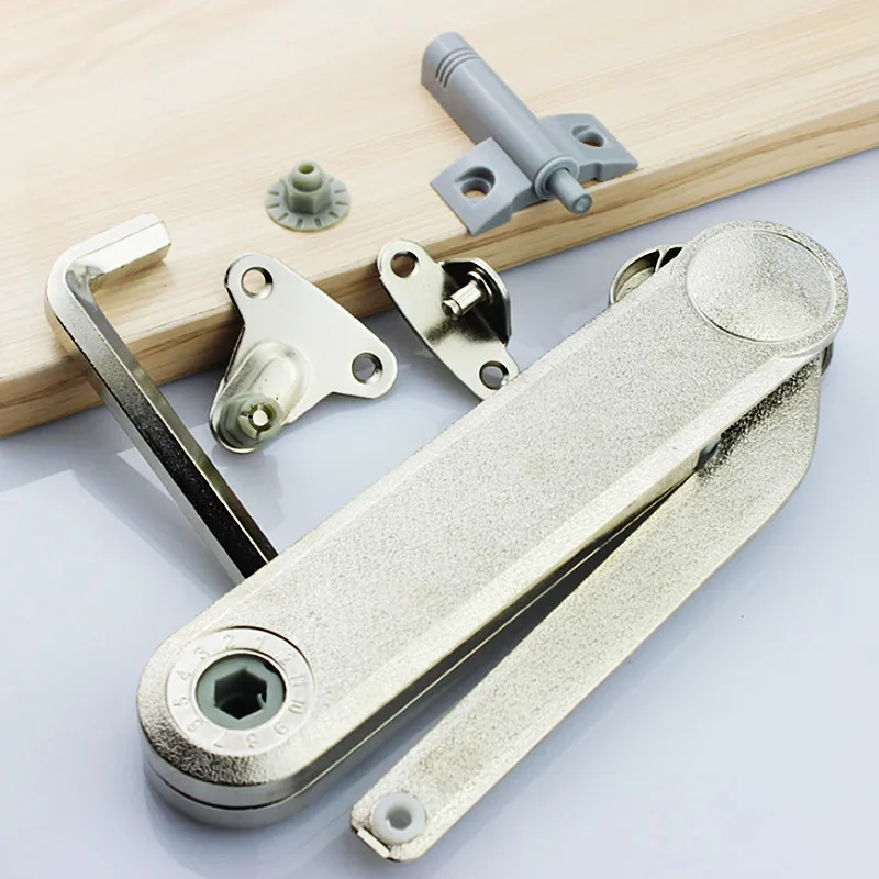 Pneumatic rod 15 kg load-bearing cabinet support rod buffer air support flip door heavy-duty random stop