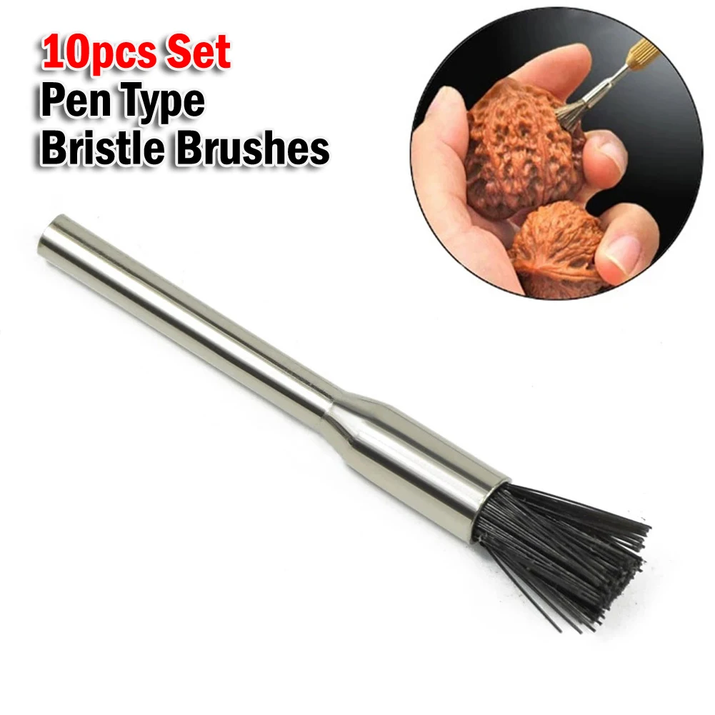 

Wire Wheel Brush 3.0mm Accessories Black Bristles Polishing Brushes Rotary Tool Rust Set Wheel Brushes Brand New
