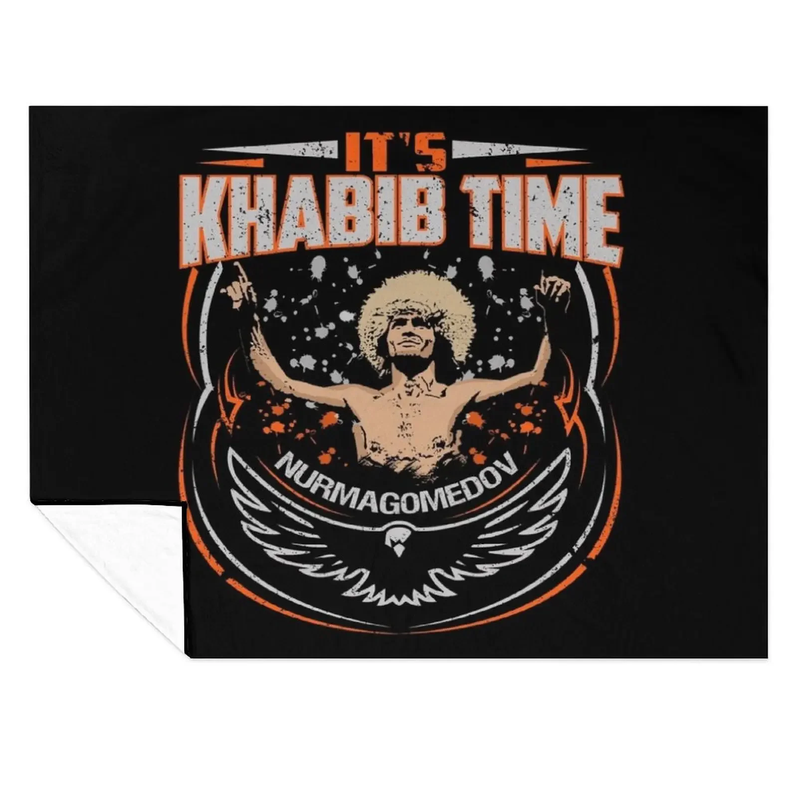 

Khabib Nurmagomedov Throw Blanket Soft Soft Plush Plaid Flannel Fabric Flannels Blankets